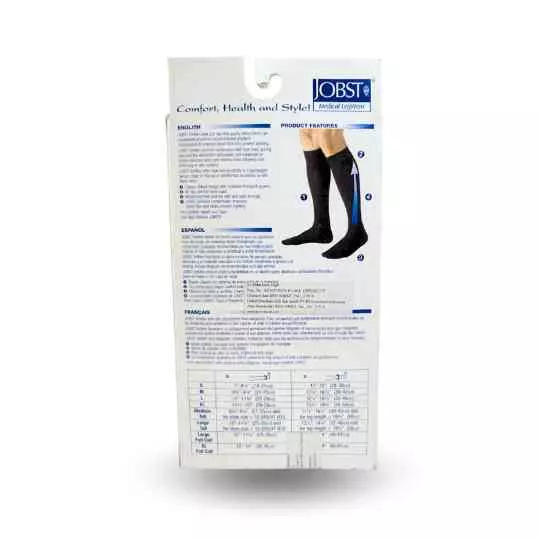 JOBST FOR MAN 20-30 KNEE/BLACK/XL