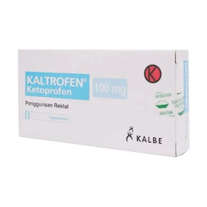 KALTROFEN SUPPOSITORIA 100 MG 