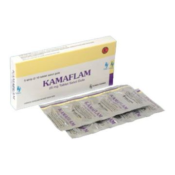 Kamaflam Tablet Salut Gula 50 MG