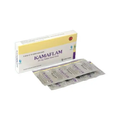 KAMAFLAM TABLET SALUT GULA 50 MG