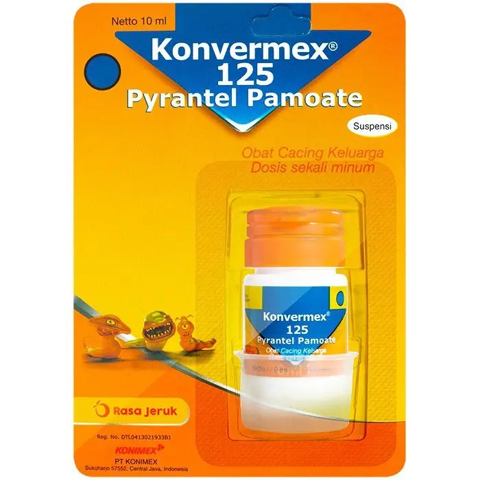 KONVERMEX SUSPENSI 125 MG 10 ML