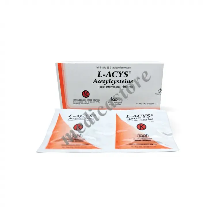 L-ACYS TABLET EFFERVESCENT 600 MG