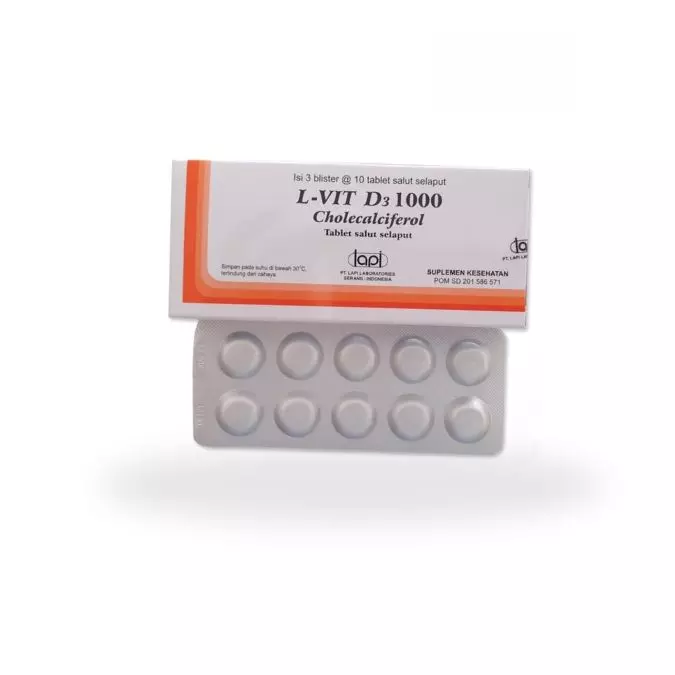 L-VIT D3 TABLET 1000 IU