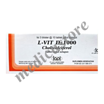 L-vit D3 Tablet 1000 IU
