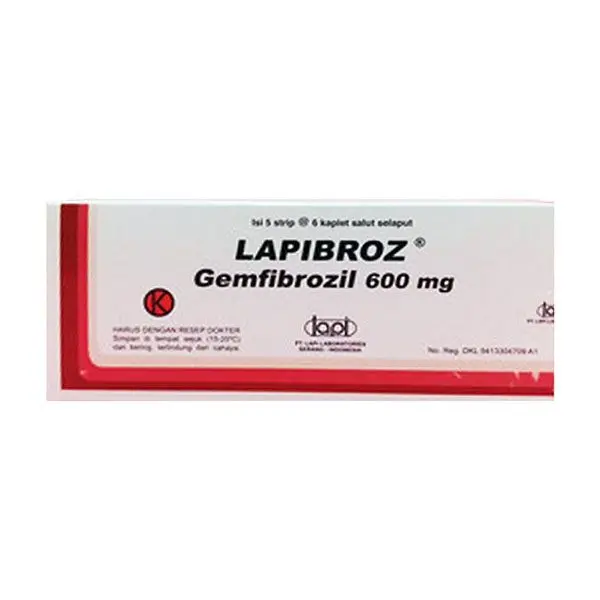 LAPIBROZ CAPLET 600 MG 