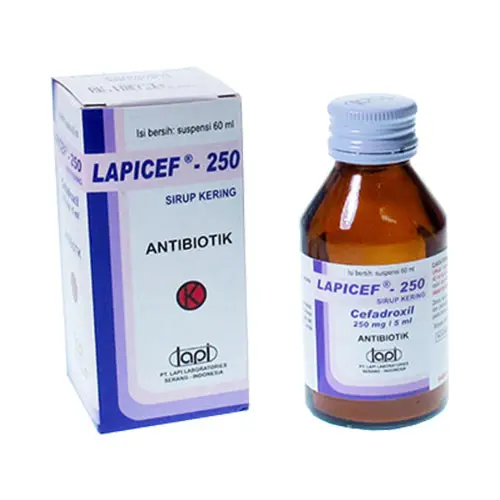 LAPICEF DRY SYRUP 250 MG / 5 ML 60 ML