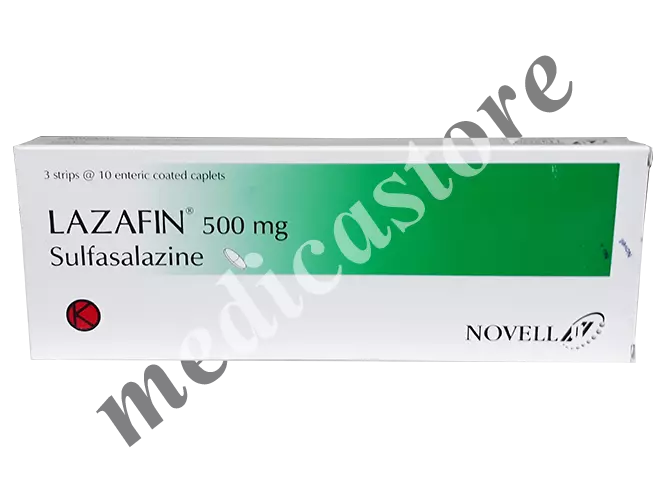 Lazafin 500 mg Kaplet Salut Enterik