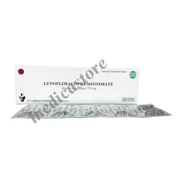 Levofloxacin 750 MG Kaplet Salut Selaput