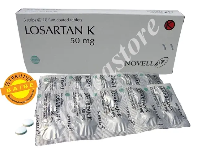 LOSARTAN POTASSIUM TABLET SALUT SELAPUT 50 MG  