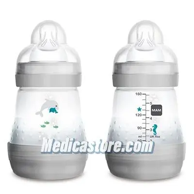 MAM BOTOL ANTI COLIC GREY 160 ML 