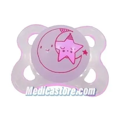 MAM PACIFIER NIGHT 0 PLUS GIRL 1 (PINK)