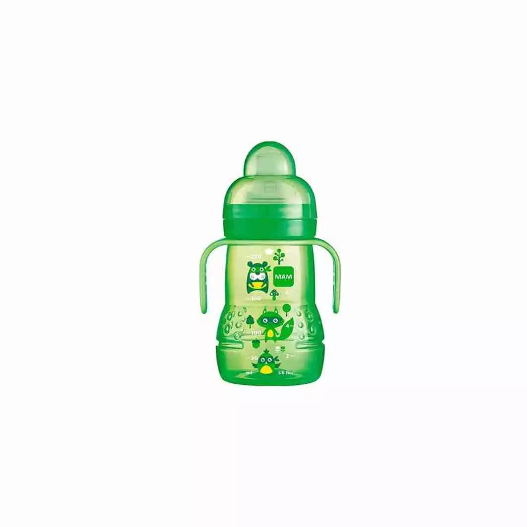 MAM Trainer Plus Green 220 ml (Teat+Spout Spill Free)