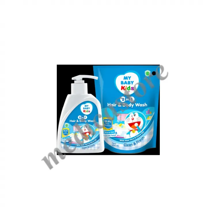 MY BABY KIDS HAIR & BODY WASH CLEAN & FRESH REFILL 200 ML 