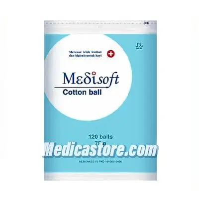 MEDISOFT COTTON BALL 75 GR 120'S