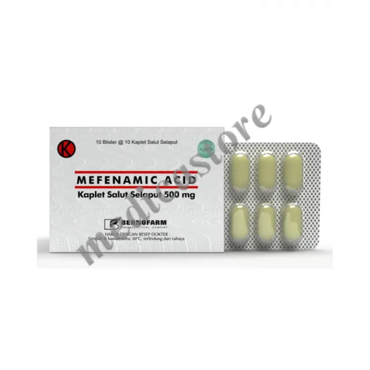 MEFENAMIC ACID KAPLET SALUT SELAPUT 500 MG