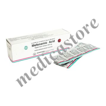 Mefenamic Acid 500mg Kaplet Salut Selaput
