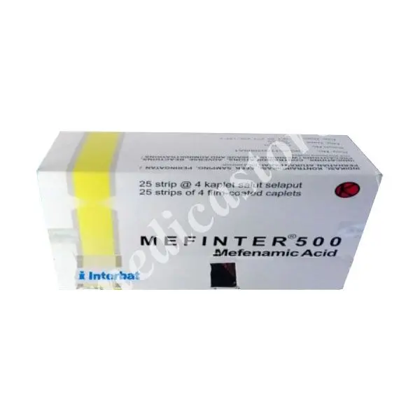 Mefinter 500 mg Kaplet Salut Selaput