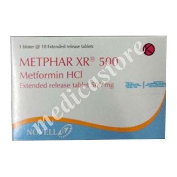 Metphar XR 500 MG Tablet