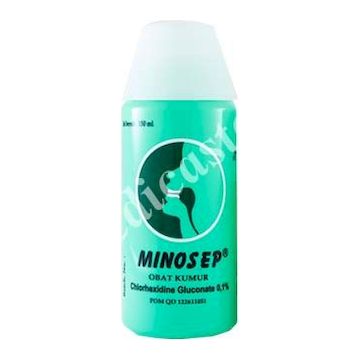 Minosep Obat Kumur 0.1% 150 ML