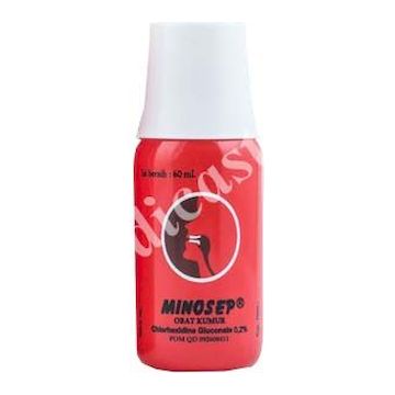 Minosep Obat Kumur 0.2% 60 ML