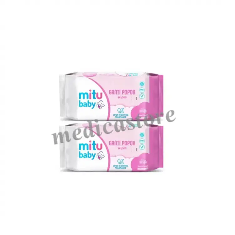 MITU BABY WIPES GPP PINK ROSE 50 S