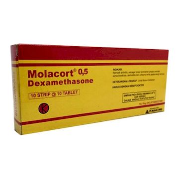 Molacort Tablet 0.5 MG