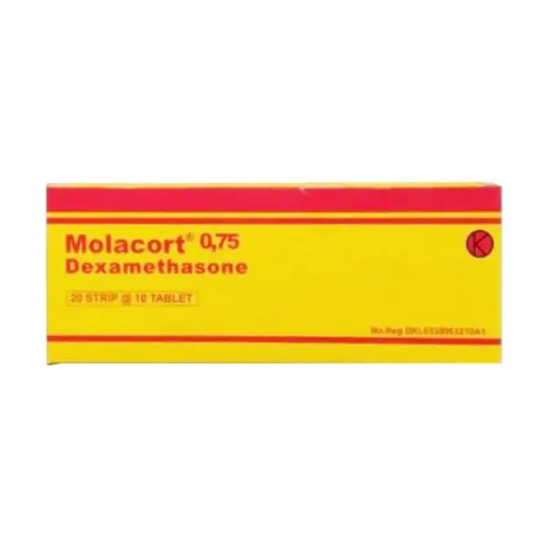 MOLACORT TABLET 0.75 MG