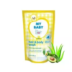 MY BABY HAIR & BODY WASH REFILL ALOE VERA & AVOCADO 400 ML