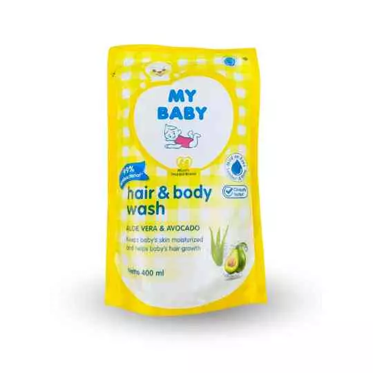 MY BABY HAIR & BODY WASH REFILL ALOE VERA & AVOCADO 400 ML