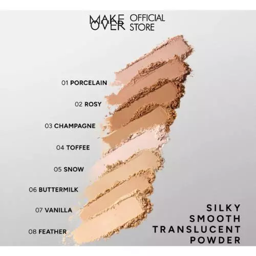 Make Over Silky Smooth Translucent Powder 02 Rosy 35 g