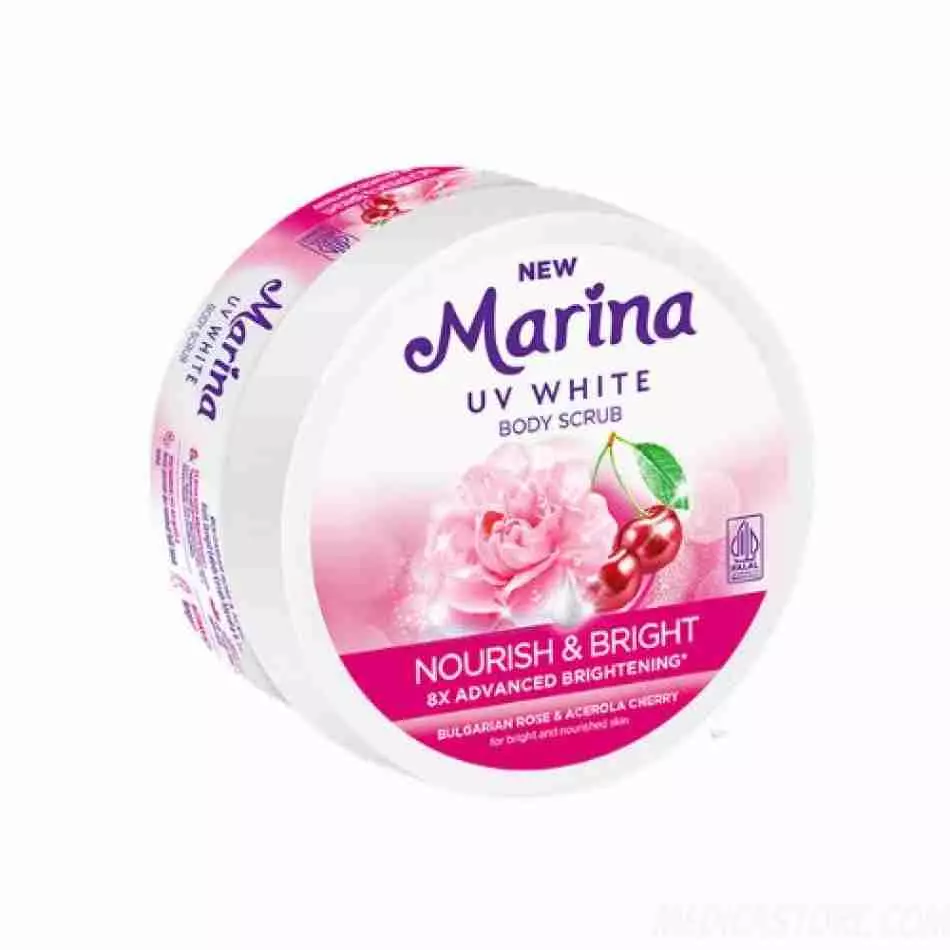 Marina Body Scrub UV White Nourish & Bright 185ml
