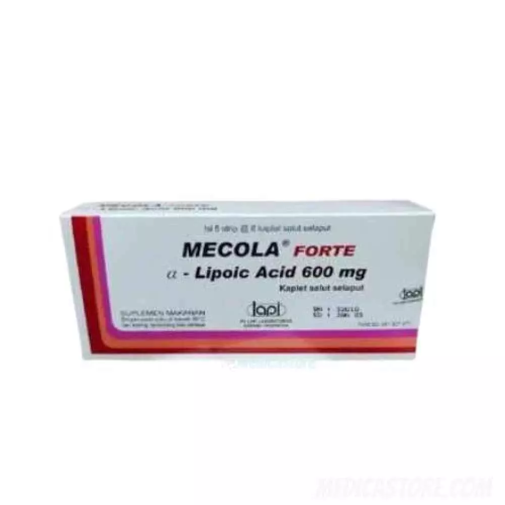 MECOLA FORTE KAPLET 600 MG 30'S