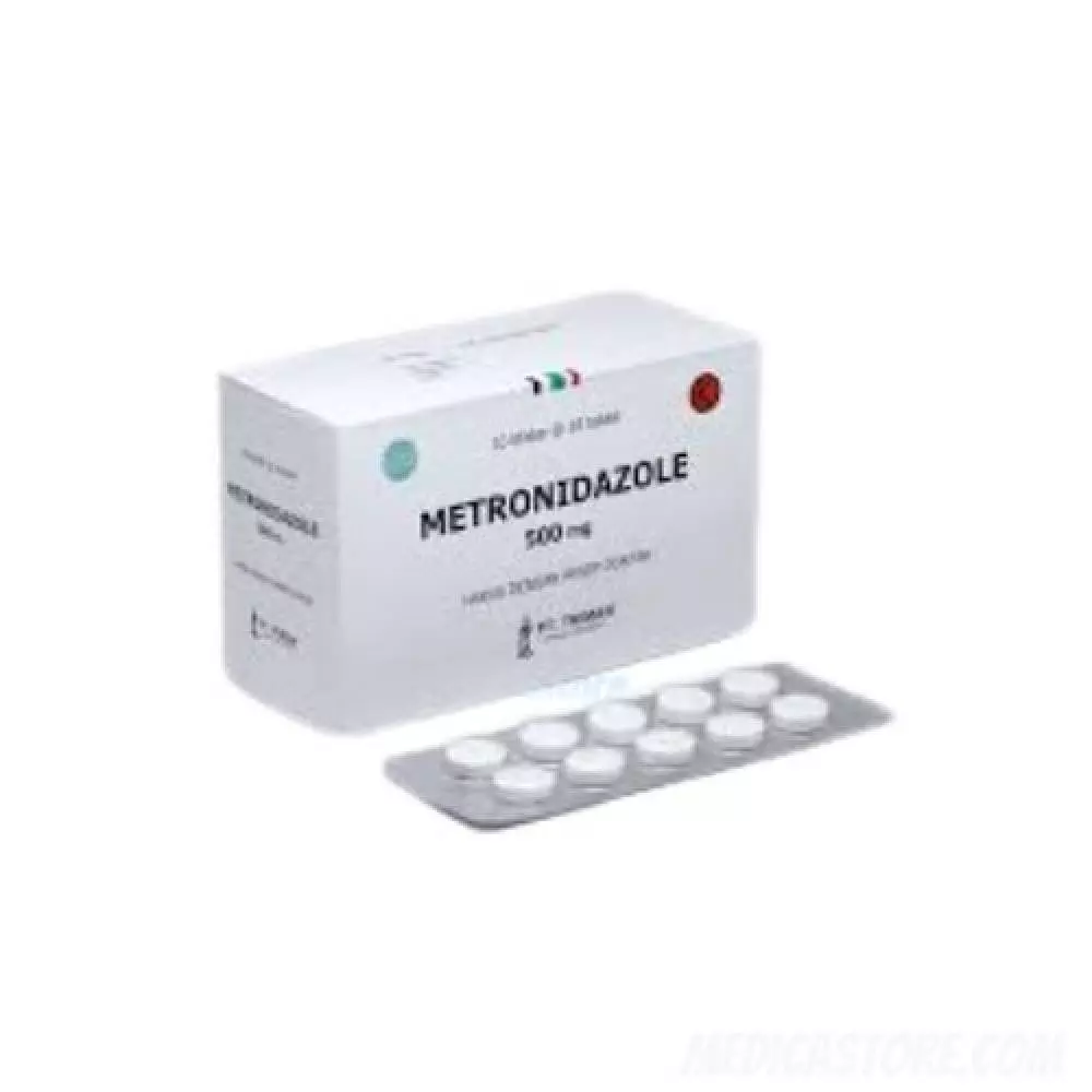 Metronidazole 500 mg Tablet 100's (Triman)