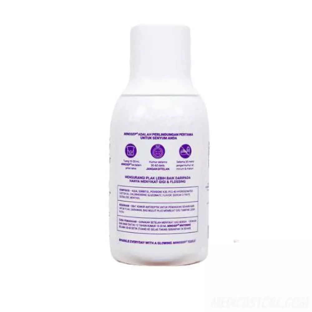 Minosep Whitening Daily Glow 200 mL (Putih Putih)