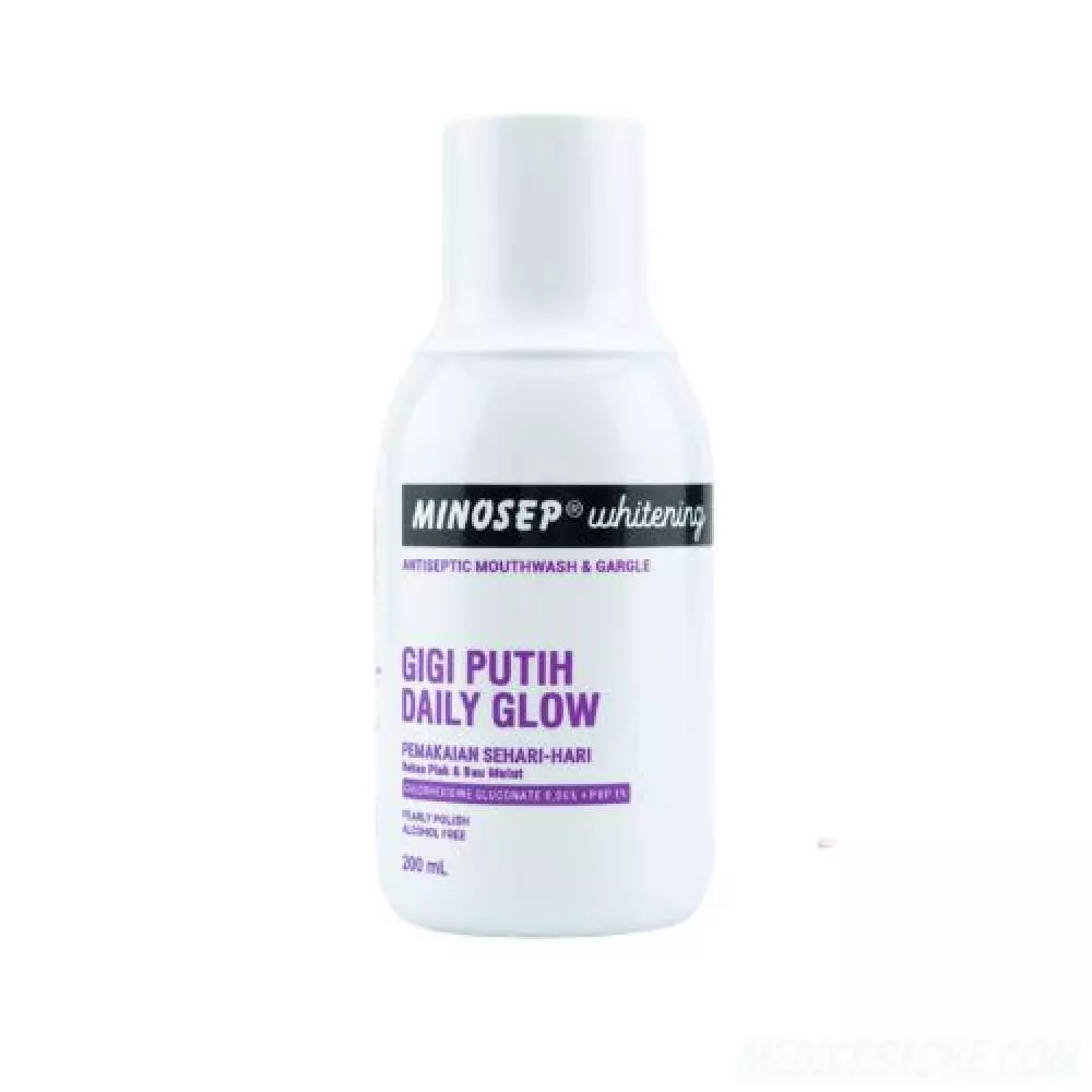 Minosep Whitening Daily Glow 200 mL (Putih Putih)