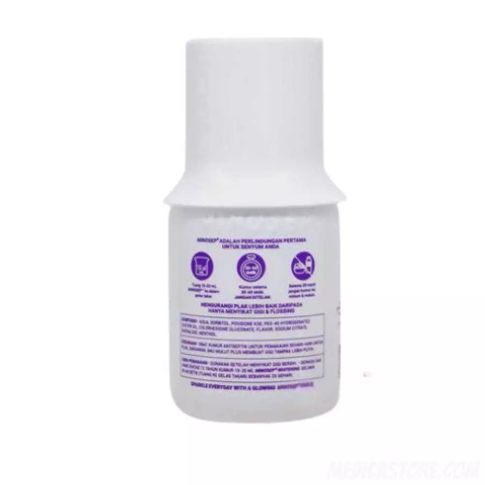 Minosep Whitening Daily Glow 60 ml (Putih Putih)
