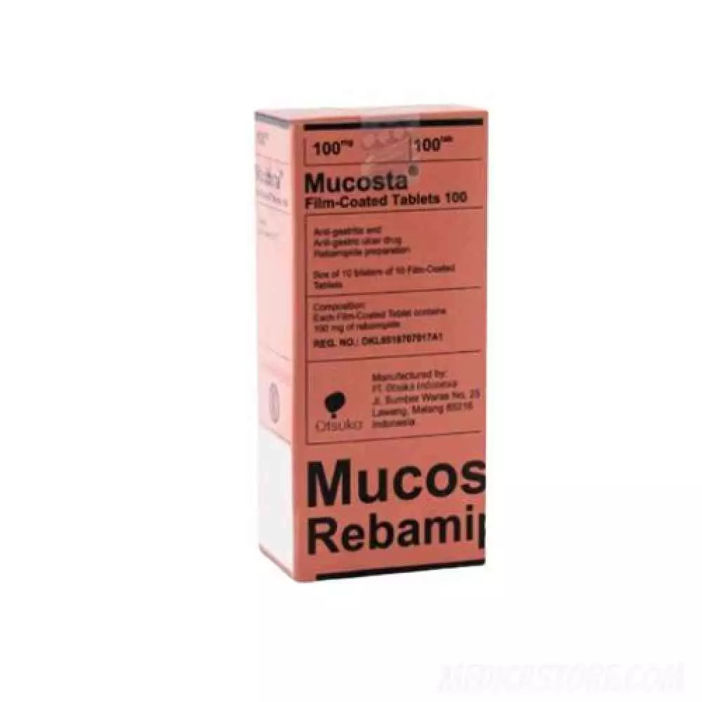 Mucosta 100 mg Tablet Fct