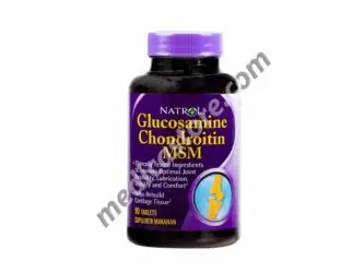 NATROL GLUCOSAMINE CHONDROITIN & MSM 90'S