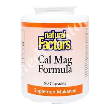 Natural Factors Cal Mag Formula Kapsul 90's