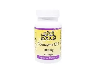 NATURAL FACTORS COENZYME Q10 SOFT CAPSULE  30'S