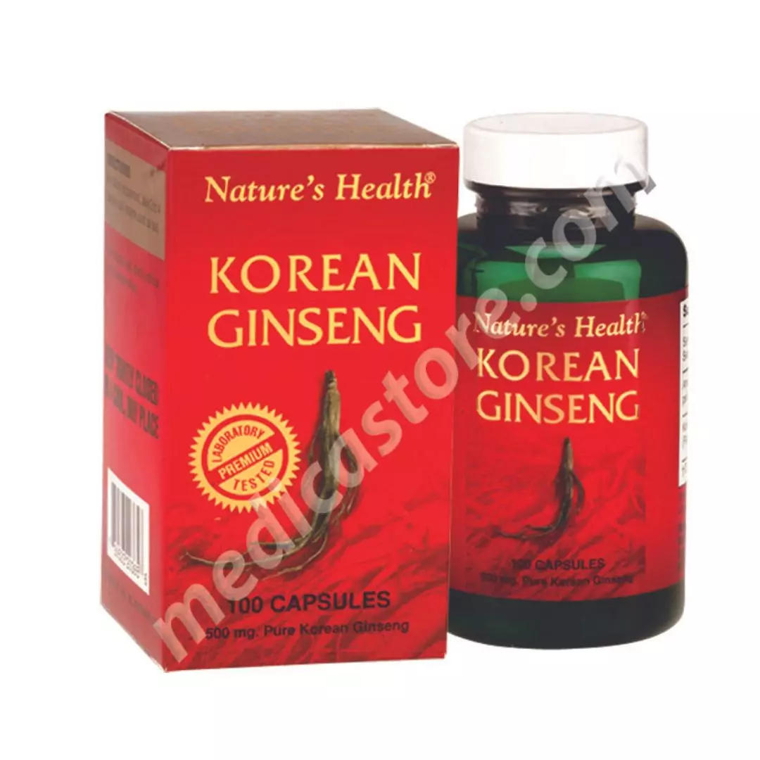 NATURE'S HEALTH KOREAN GINSENG 100'S