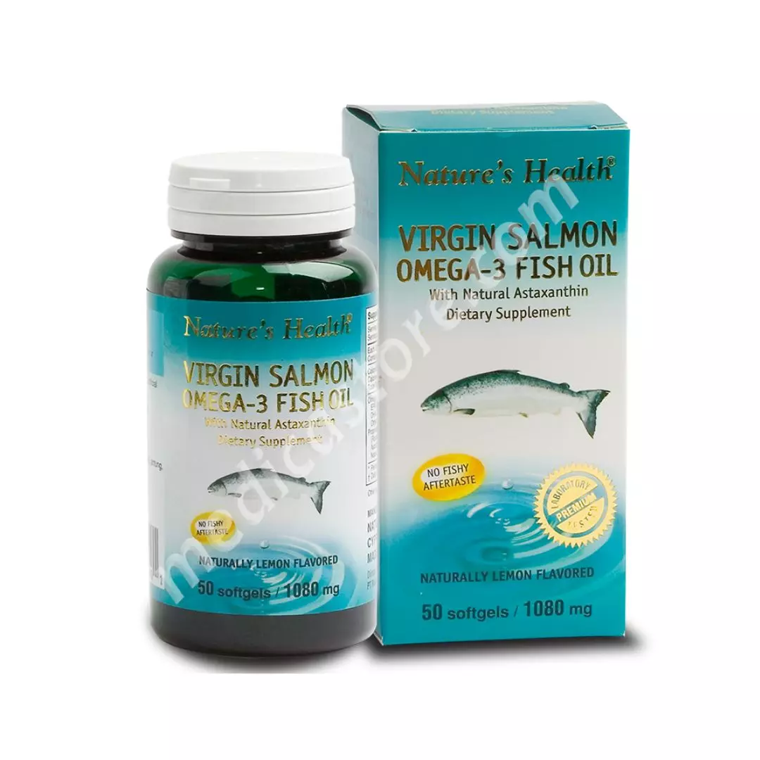 NATURE'S HEALTH VIRGIN SALMON OMEGA - 3