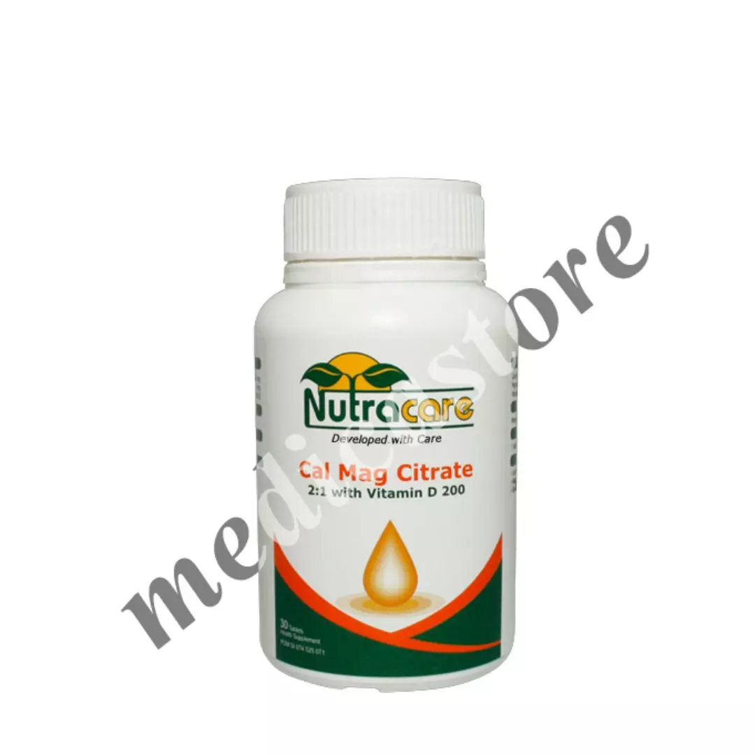 NUTRACARE CAL MAG CITRATE 2:1 WITH VITAMIN D 200