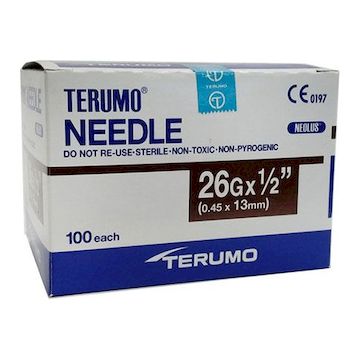 Neolus Terumo Needle 26gx1/2"