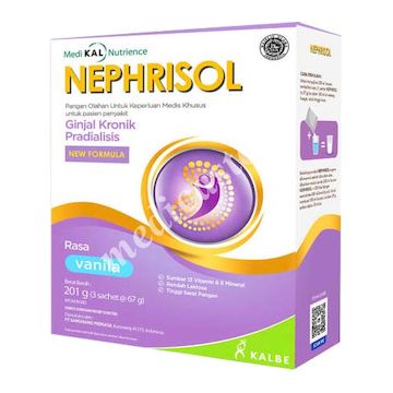 Nephrisol Vanilla 201 GR (3 Sachet @ 67 Gr)