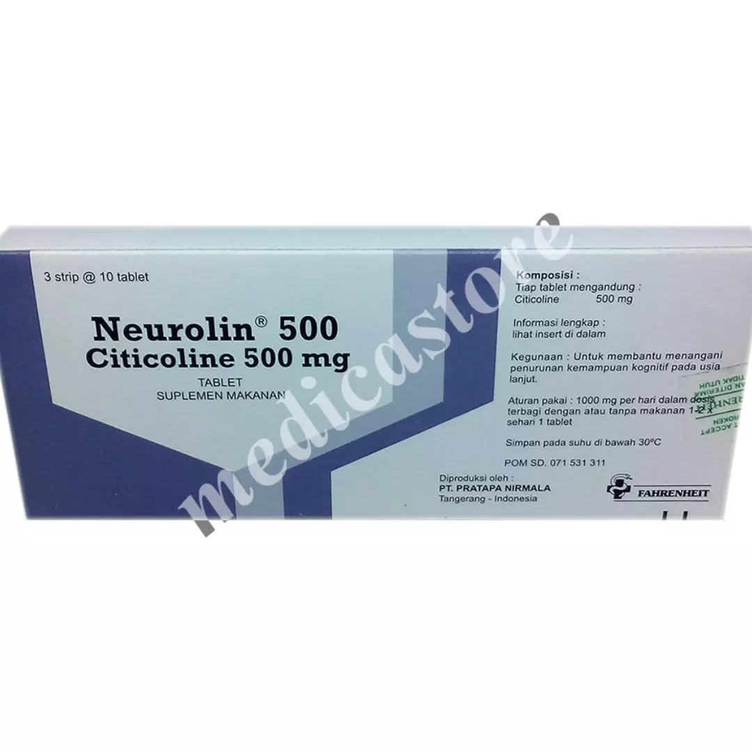 NEUROLIN TABLET 500 MG 30'S