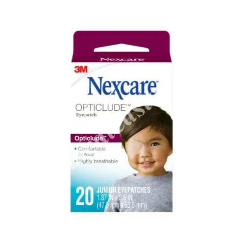 NEXCARE OPTICLUDE ORTHOPTIC EYE PATCH JUNIOR