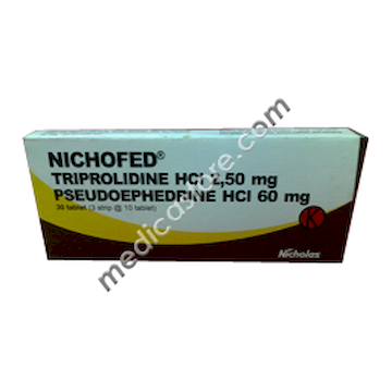 Nichofed Tablet 2.5/60 MG 30's