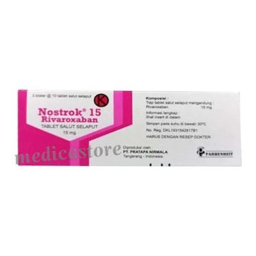 Nostrok Tablet Salut Selaput 15 MG 30 S