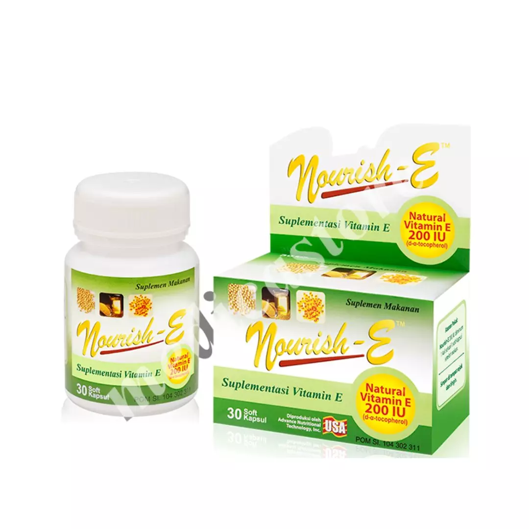 NOURISH-E NATURAL VITAMIN E CAPSULE 200 IU 30's